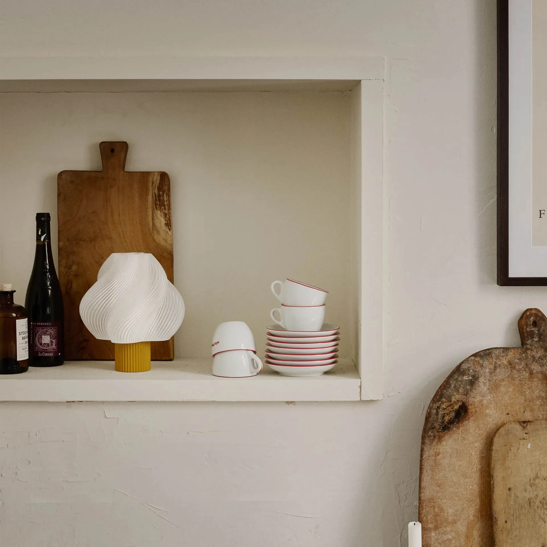 소프트 서브 무선 테이블 조명, Cloudberry, 23 cm Crème Atelier