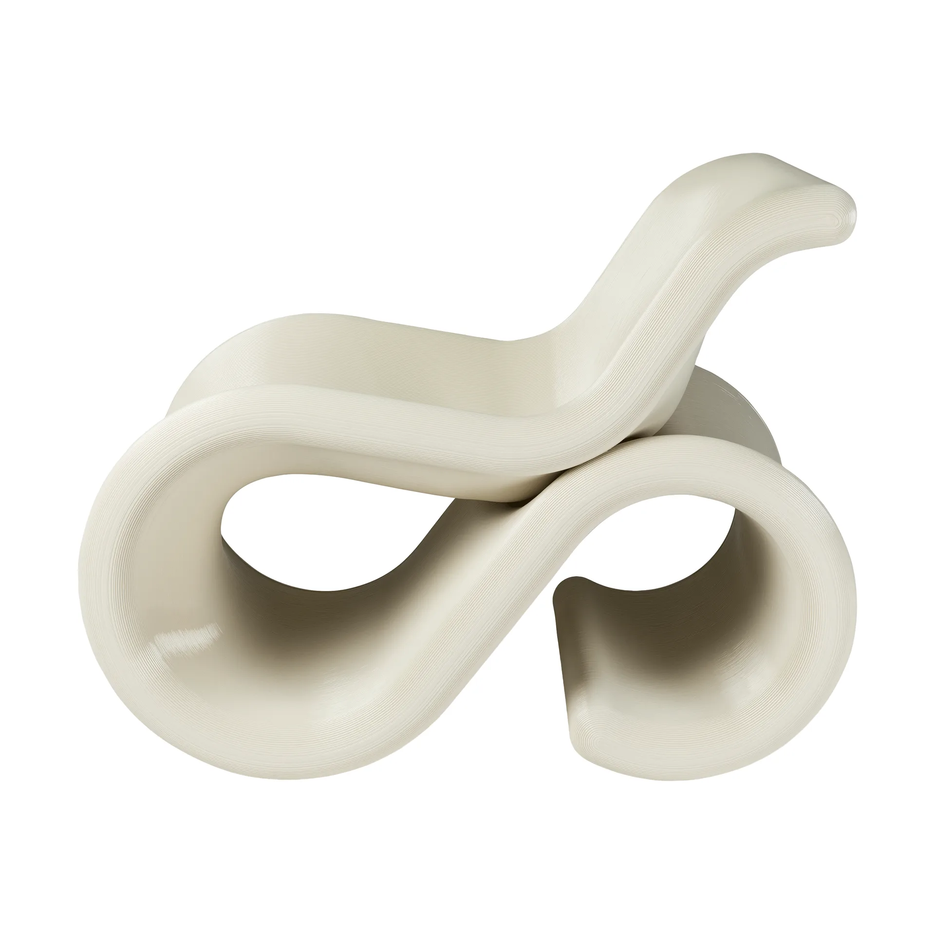 에클레어 라운지 체어, Cream Crème Atelier