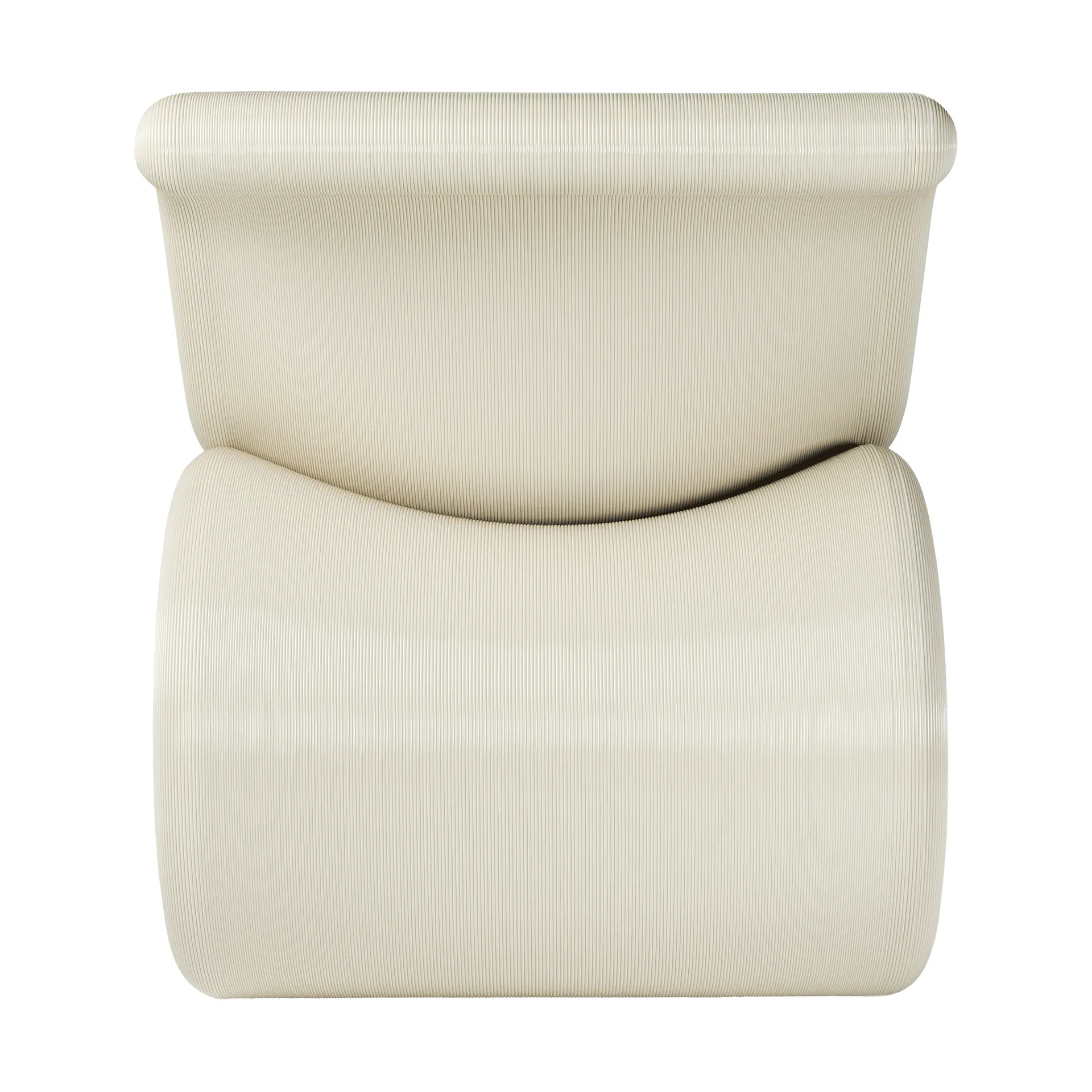 에클레어 라운지 체어, Cream Crème Atelier