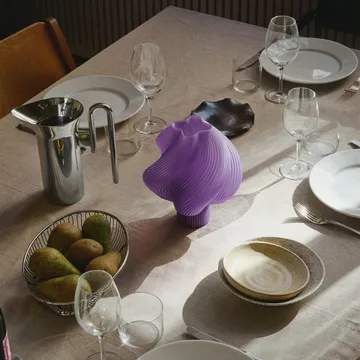 소프트 서브 무선 테이블 조명 - Lavender sorbet, 23 cm - Crème Atelier