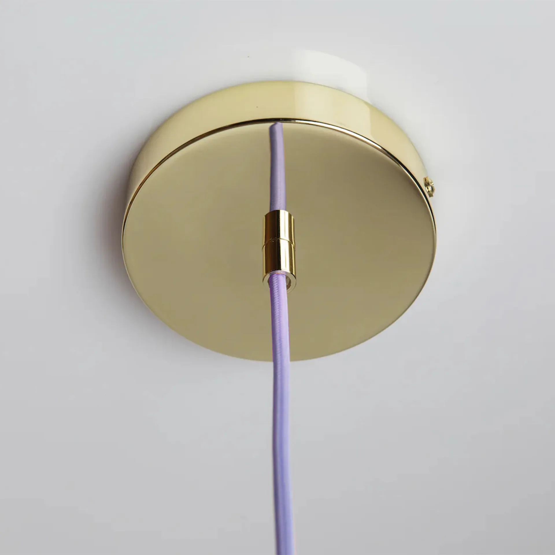 소프트 서브 펜던트 조명, Lavender sorbet-brass, 01, 20 cm Crème Atelier
