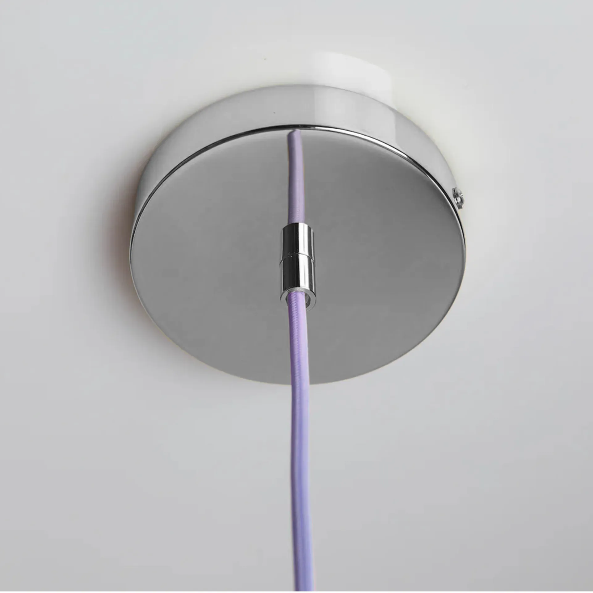 소프트 서브 펜던트 조명, Lavender sorbet-chrome, 02, 25 cm Crème Atelier