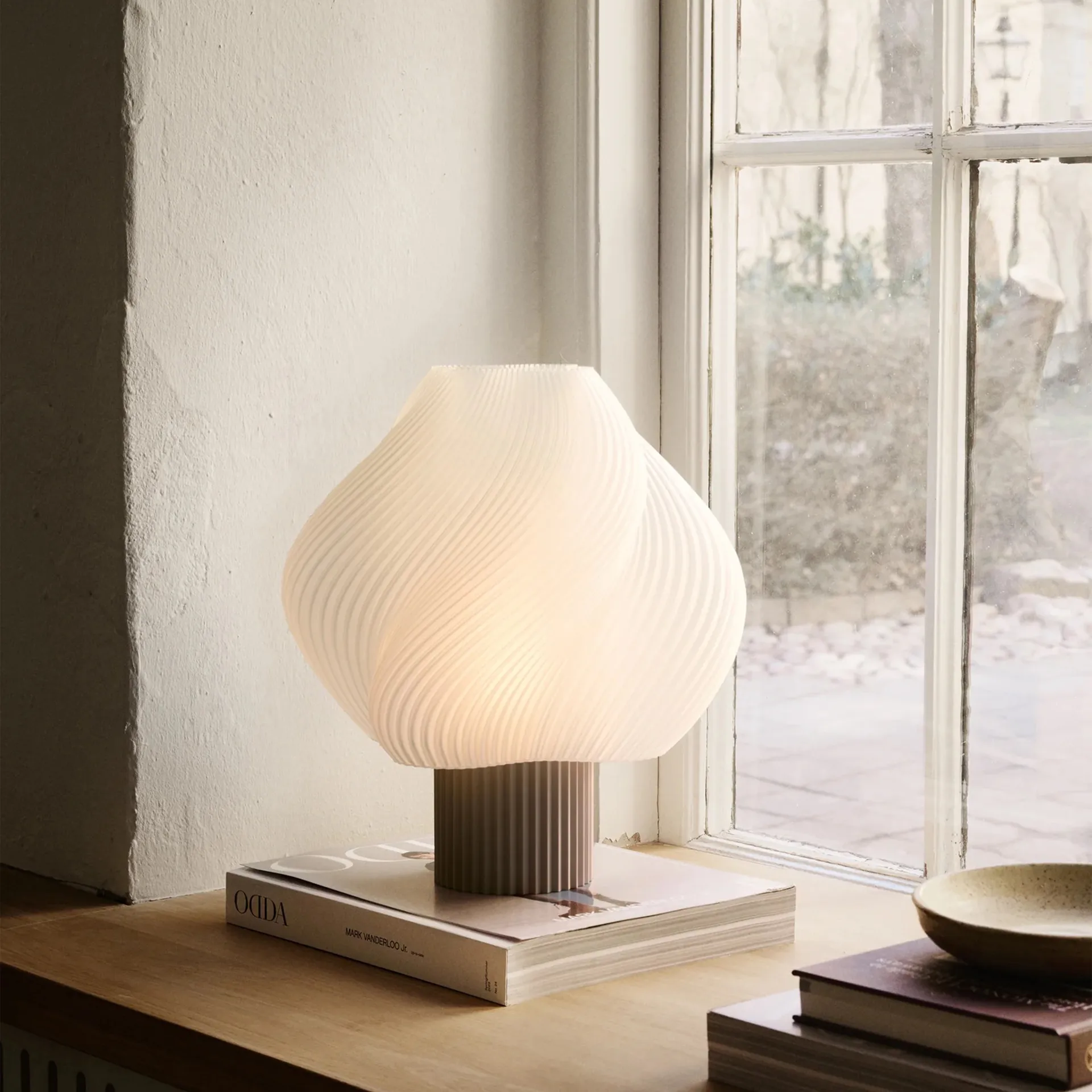 소프트 서브 테이블 조명, Mocha, Grande, 34 cm Crème Atelier