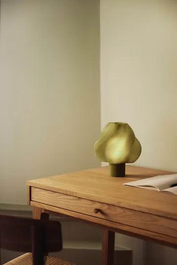 소프트 서브 무선 테이블 조명 - Olive, 23 cm - Crème Atelier