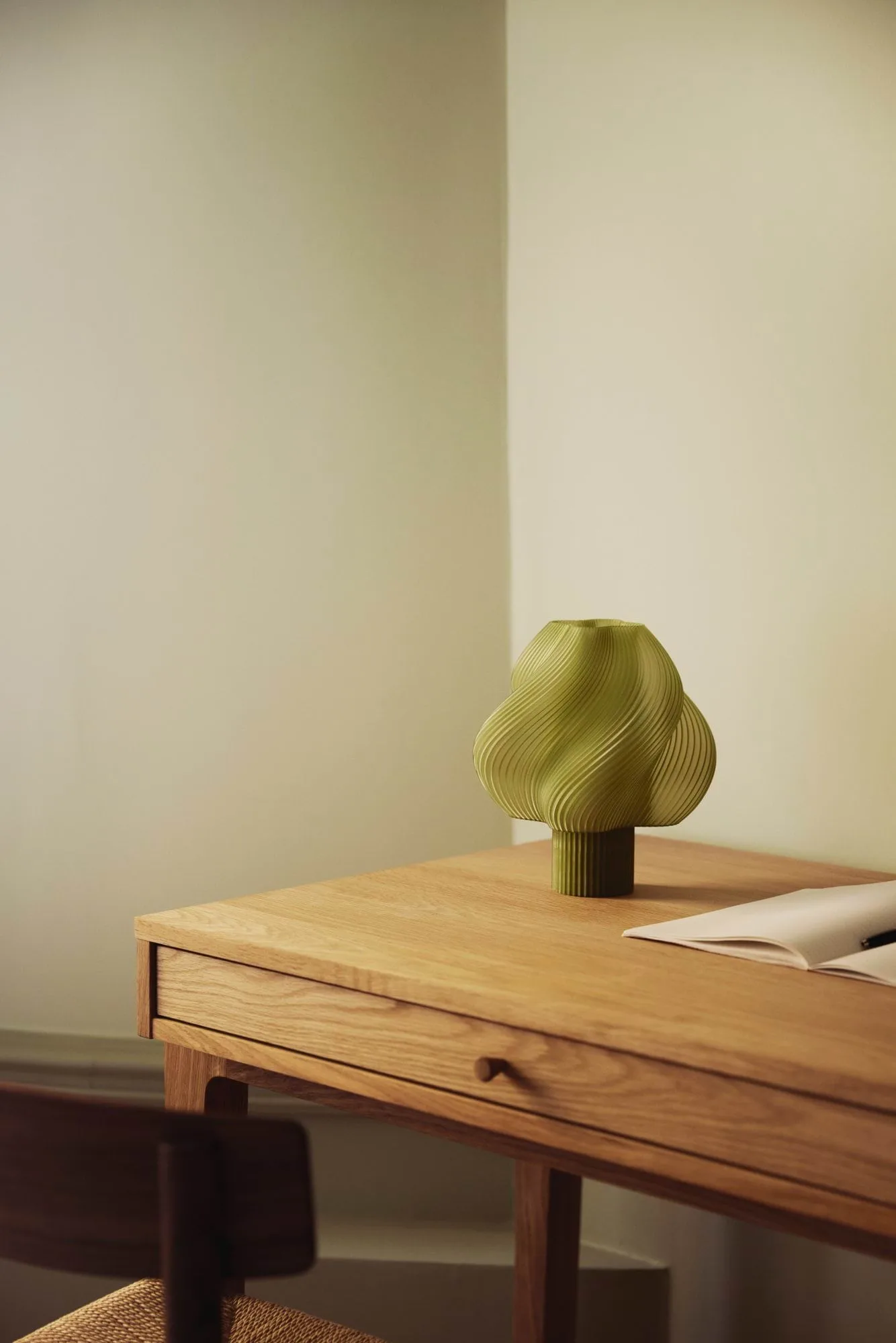 소프트 서브 무선 테이블 조명, Olive, 23 cm Crème Atelier