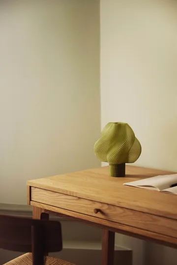 소프트 서브 무선 테이블 조명 - Olive, 23 cm - Crème Atelier