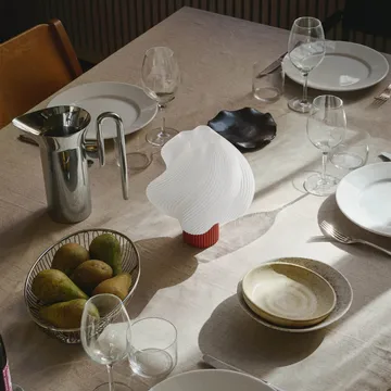 소프트 서브 무선 테이블 조명 - Rhubarb, 23 cm - Crème Atelier