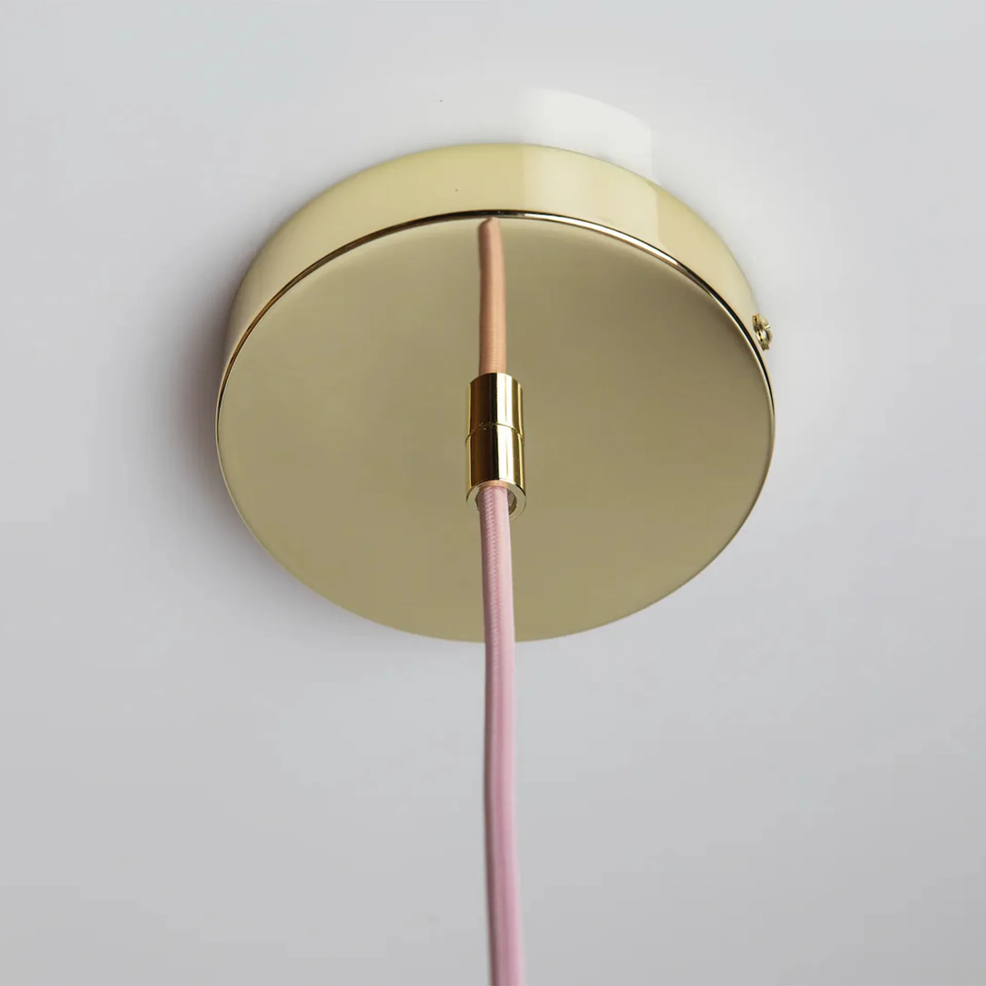 소프트 서브 펜던트 조명, Rose sorbet-brass, 01, 20 cm Crème Atelier