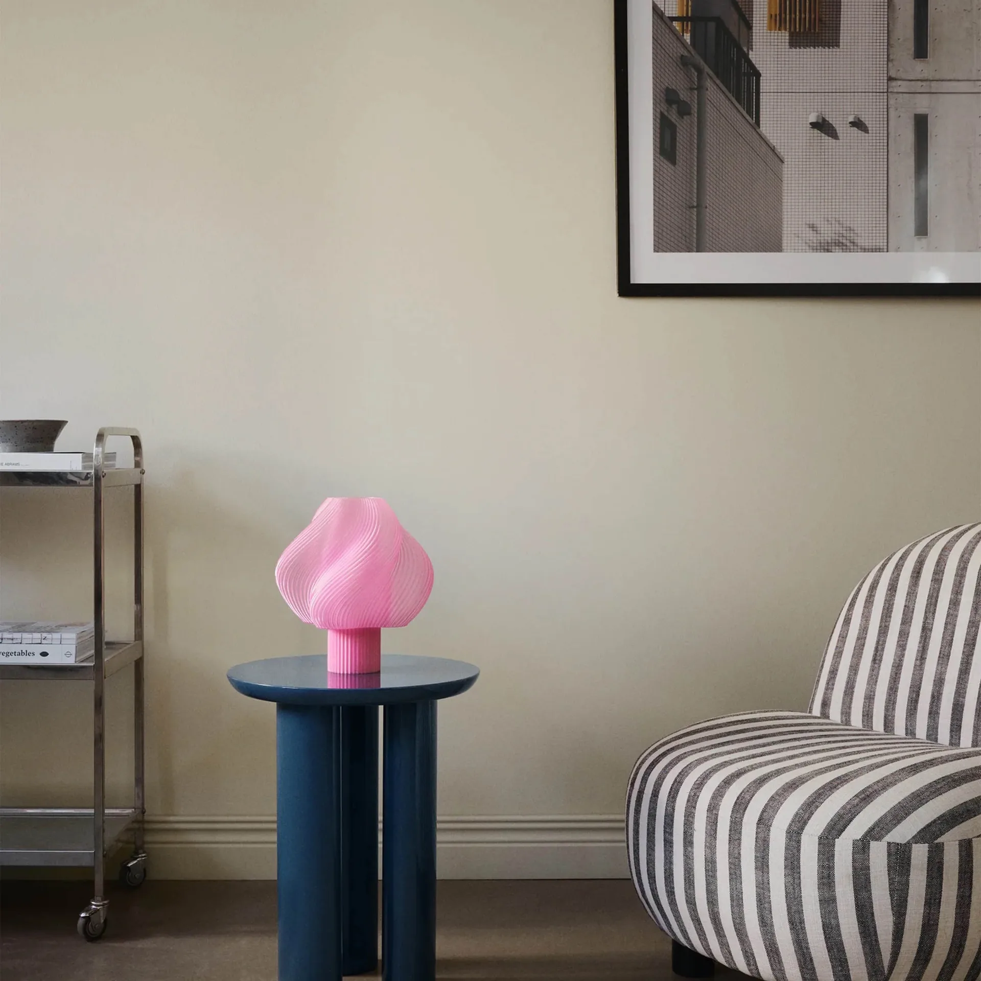 소프트 서브 테이블 조명, Rose sorbet, Regular, 26 cm Crème Atelier