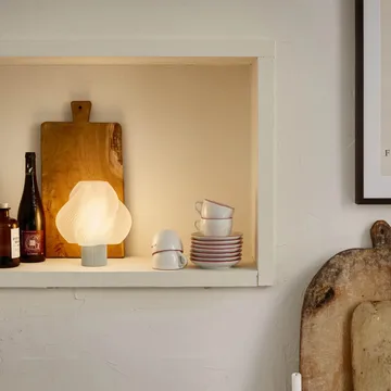 소프트 서브 무선 테이블 조명 - Vanilla bean, 23 cm - Crème Atelier