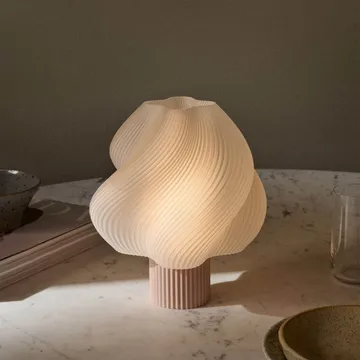 소프트 서브 무선 테이블 조명 - Wild strawberry, 23 cm - Crème Atelier