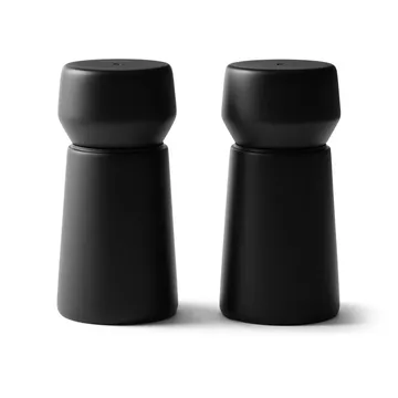 암스테르담 소금, 후추 그라인더 세트 - Black, Fsc Beech, 2 parts - Crushgrind