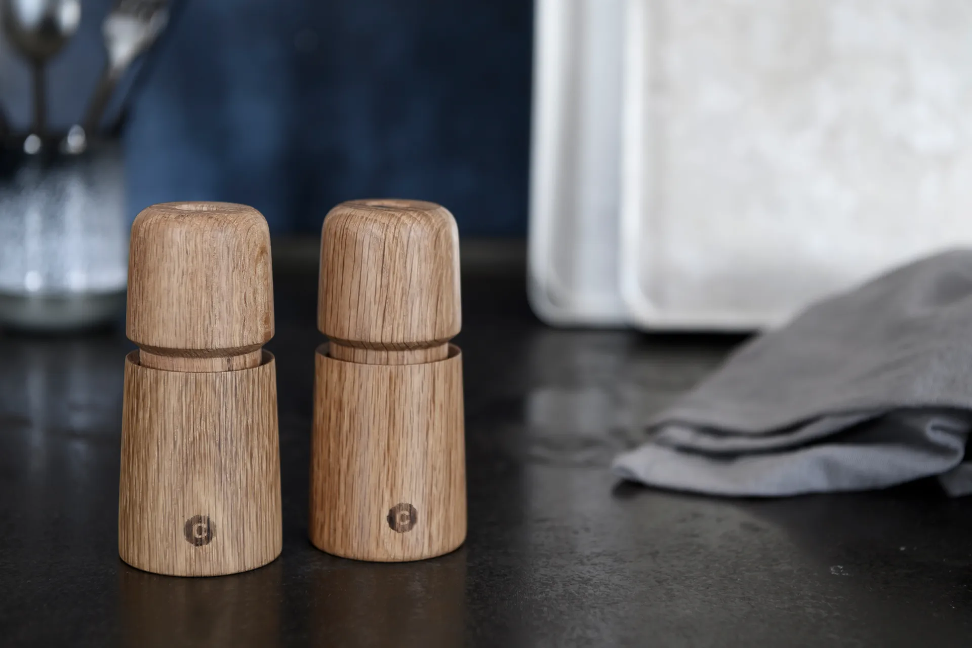 스톡홀름 향신료 그라인더, Natural, Fsc Oak, 11 cm Crushgrind