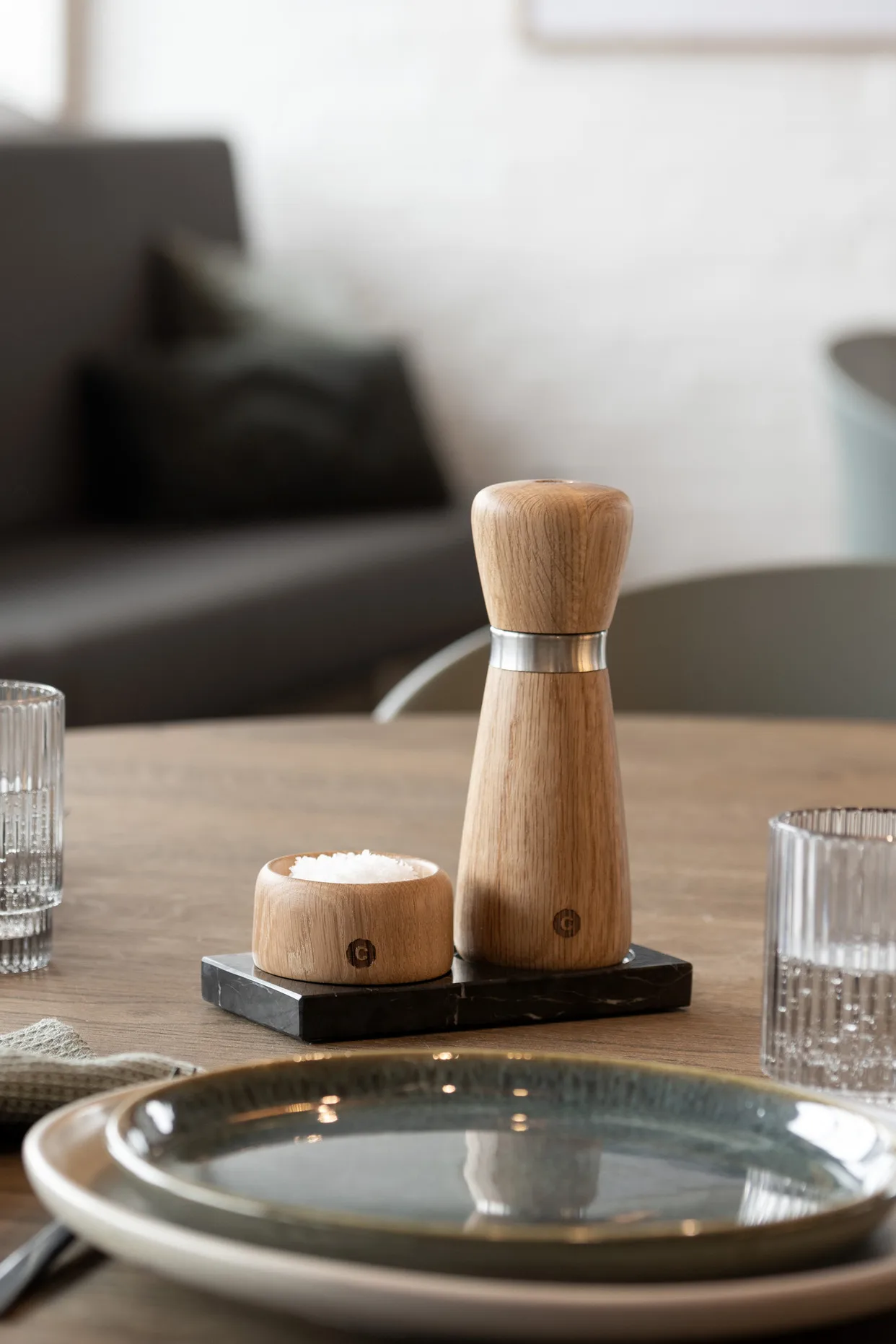교토 향신료 그라인더, Natural, Fsc Oak, 17 cm Crushgrind