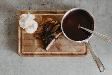 오크 집성 도마(테두리 홈 가공) - 30x20 cm - Culimat