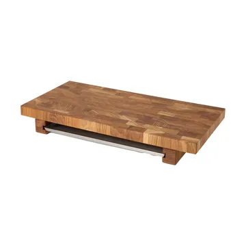 Culimat 도마 50x25 cm - Oak-Stainless Steel Tray - Culimat