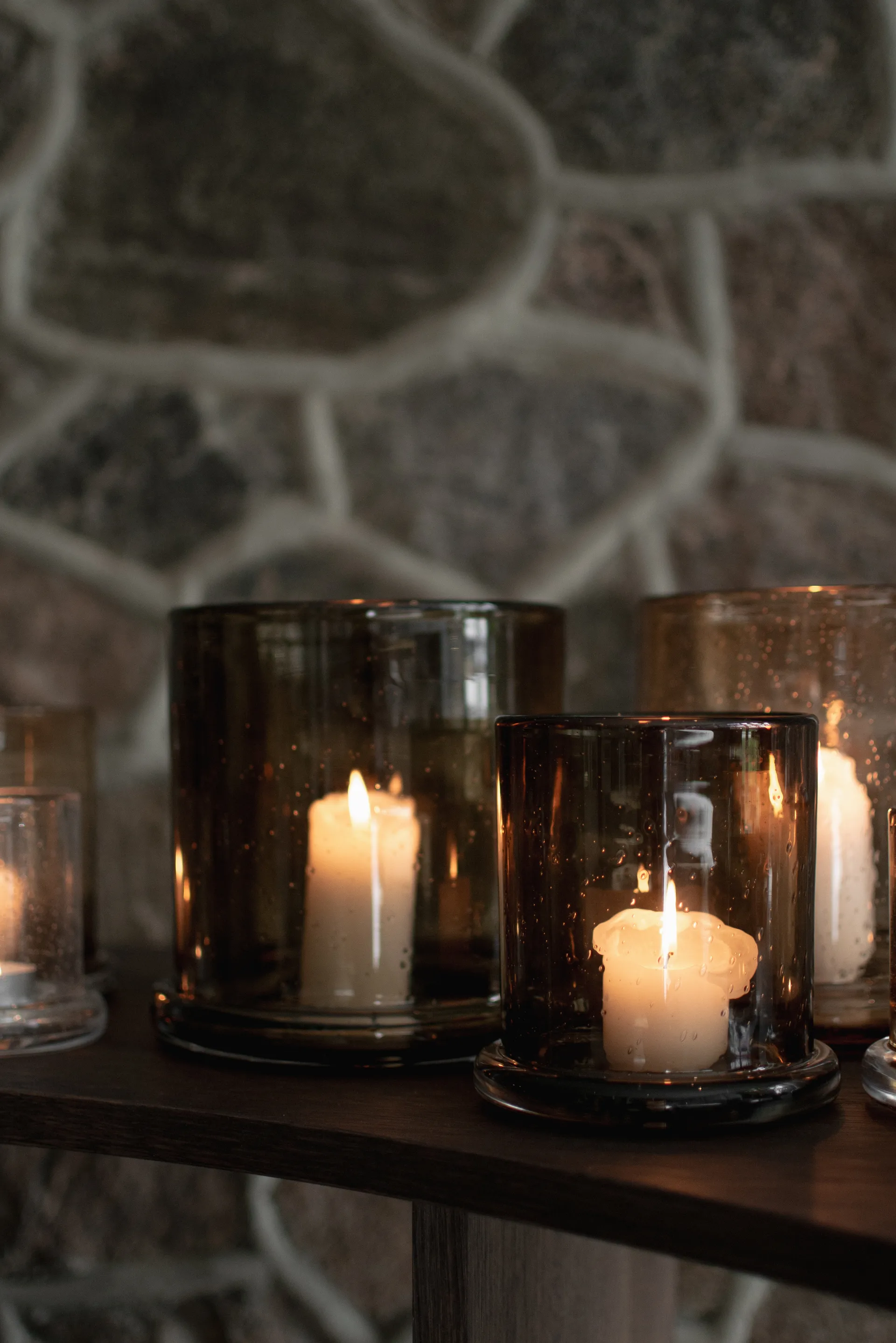 버블 티라이트 홀더 Ø10 cm, Brown DBKD | 디비케이디