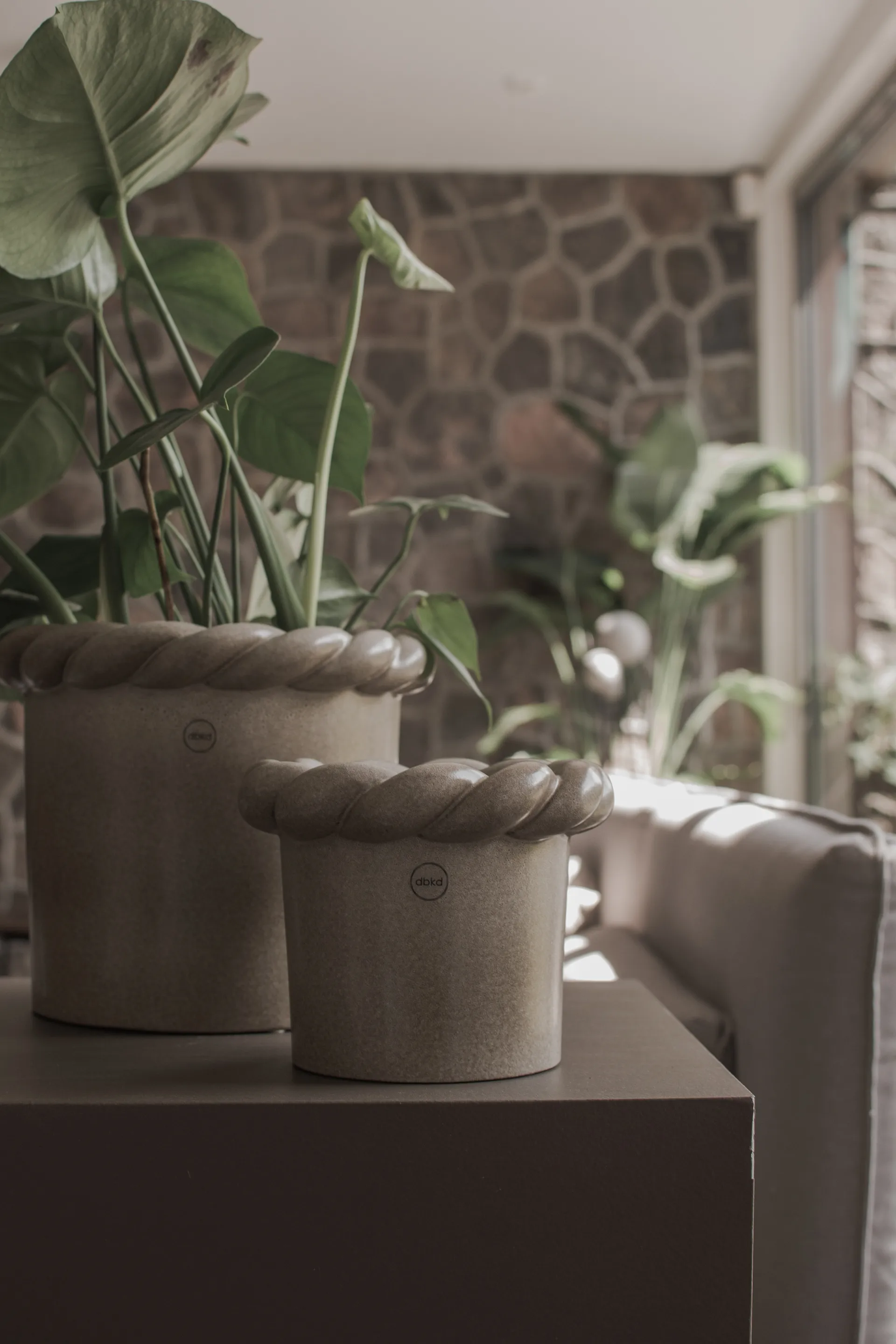 트와인 플라워 팟 14 cm, Beige DBKD | 디비케이디