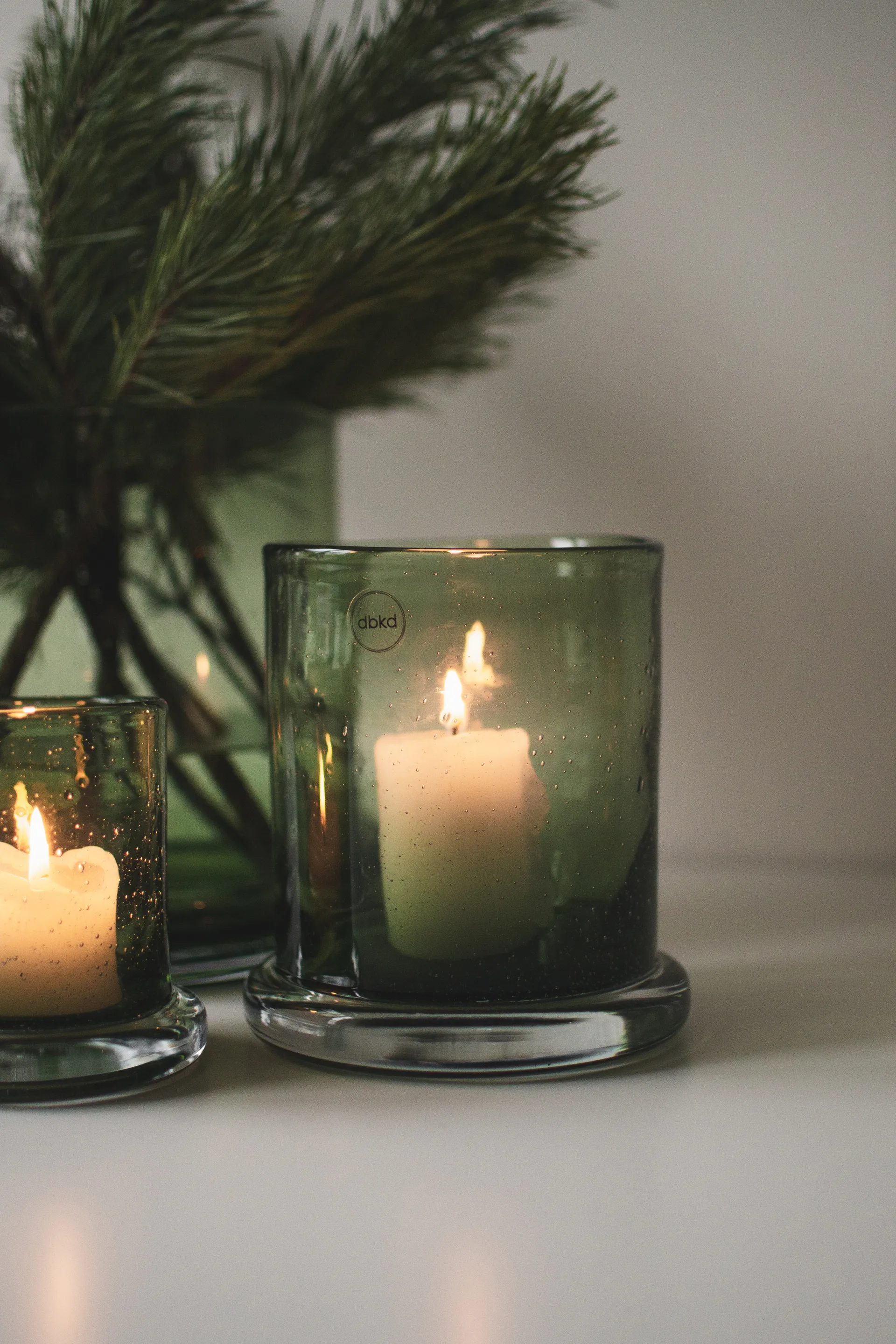 버블 티라이트 홀더 Ø14 cm, Green DBKD | 디비케이디