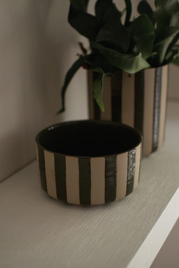 라인 장식 보울 Ø16 cm - Stripe Green - DBKD | 디비케이디