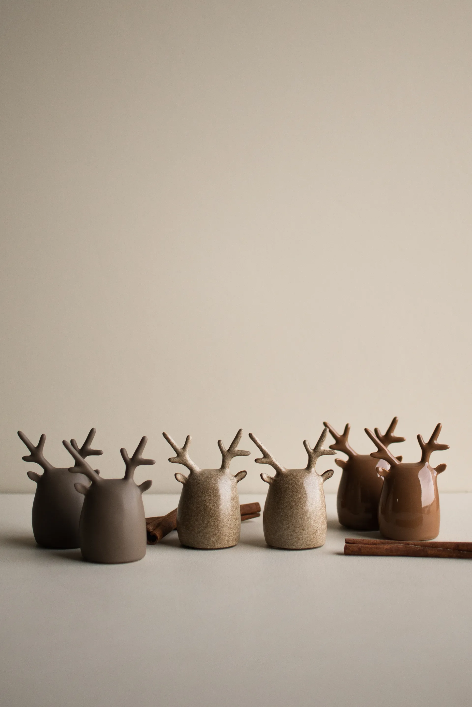 사슴 쌍둥이 장식 2개 세트, Beige DBKD | 디비케이디