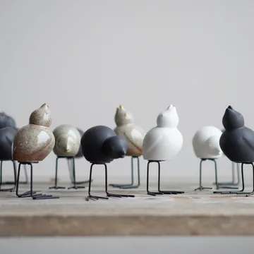 스웨디시 버즈 이스터 장식 2개 세트 - Black - DBKD | 디비케이디