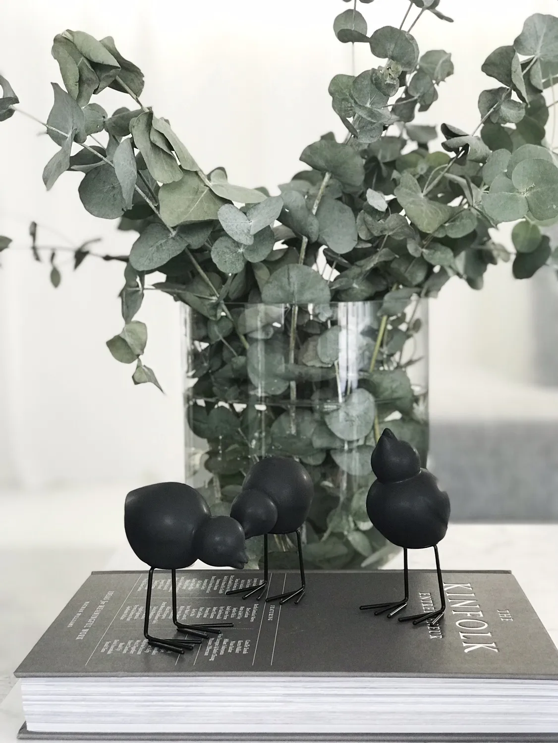 스웨디시 버즈 이스터 장식 2개 세트, Black DBKD | 디비케이디