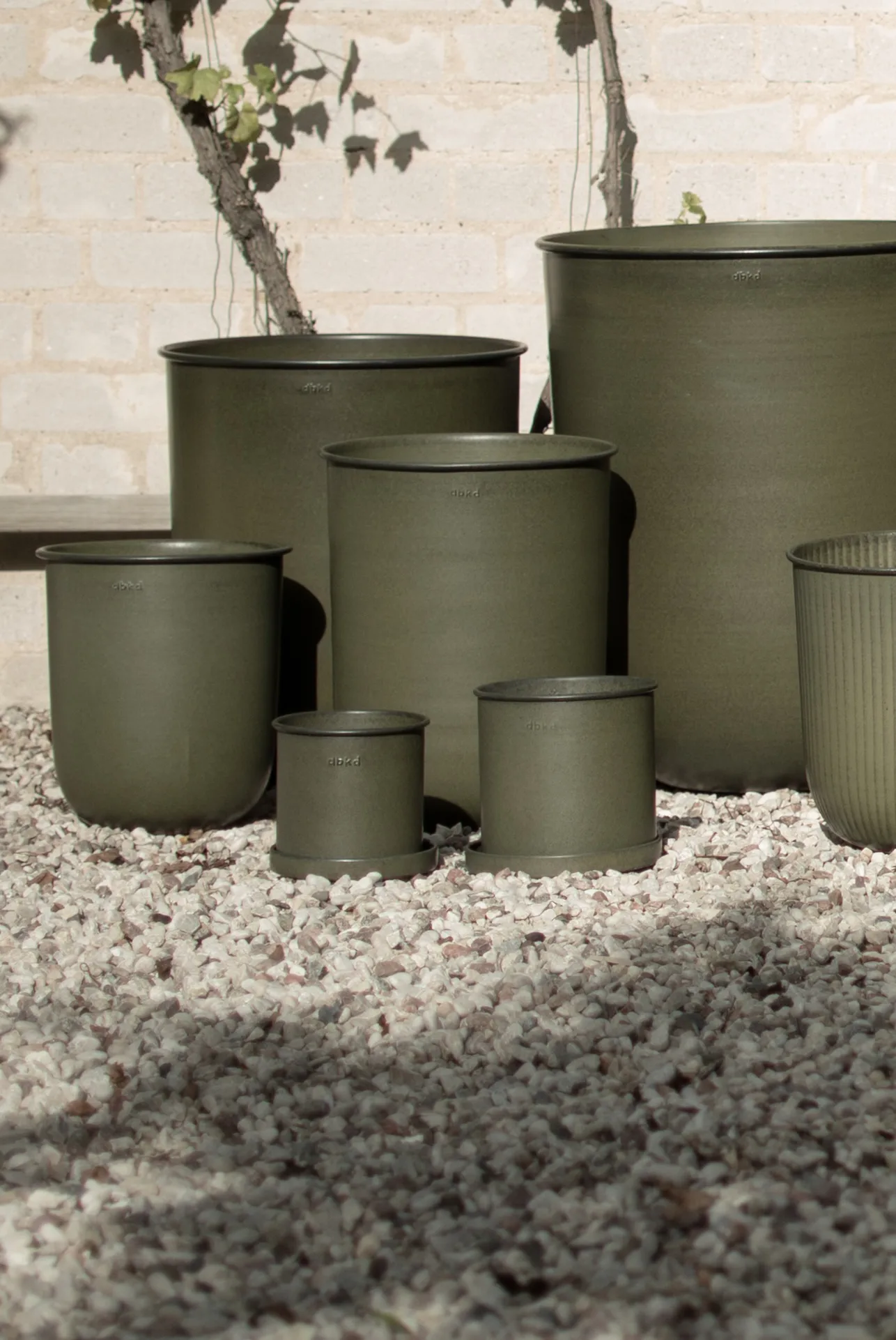 플랜트 팟 스몰 2개 세트, Green DBKD | 디비케이디