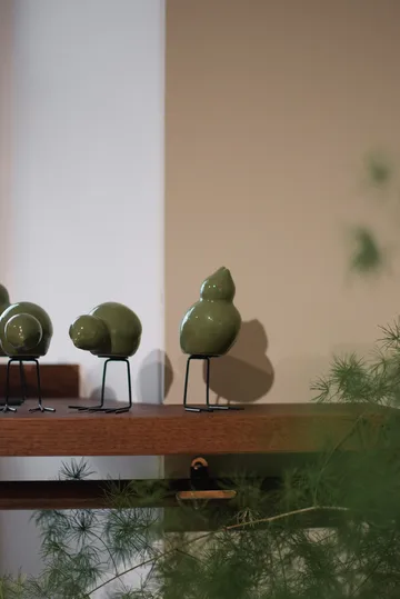 스웨디시 버즈 이스터 장식 2개 세트 - Shiny green - DBKD | 디비케이디