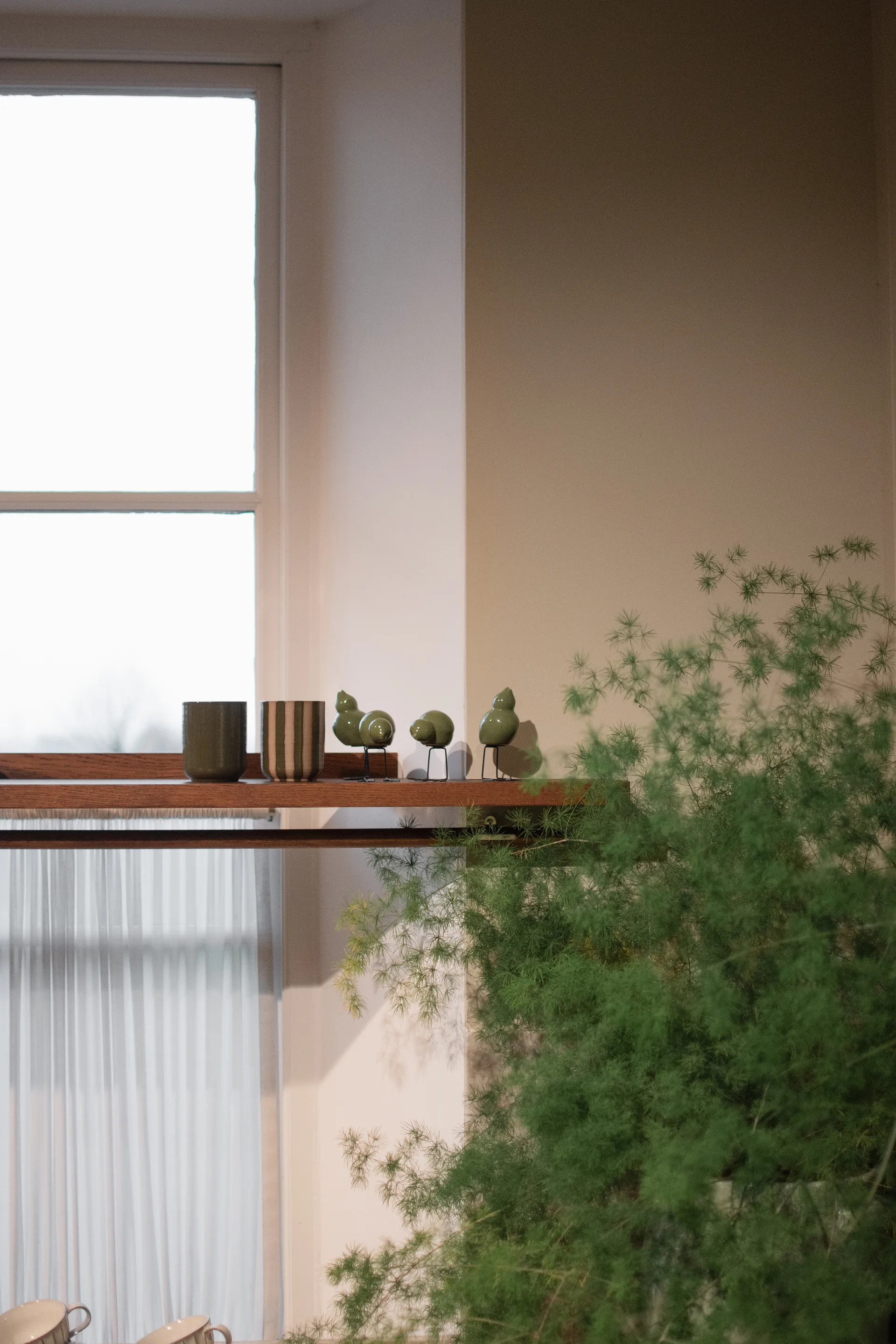 스웨디시 버즈 이스터 장식 2개 세트, Shiny green DBKD | 디비케이디