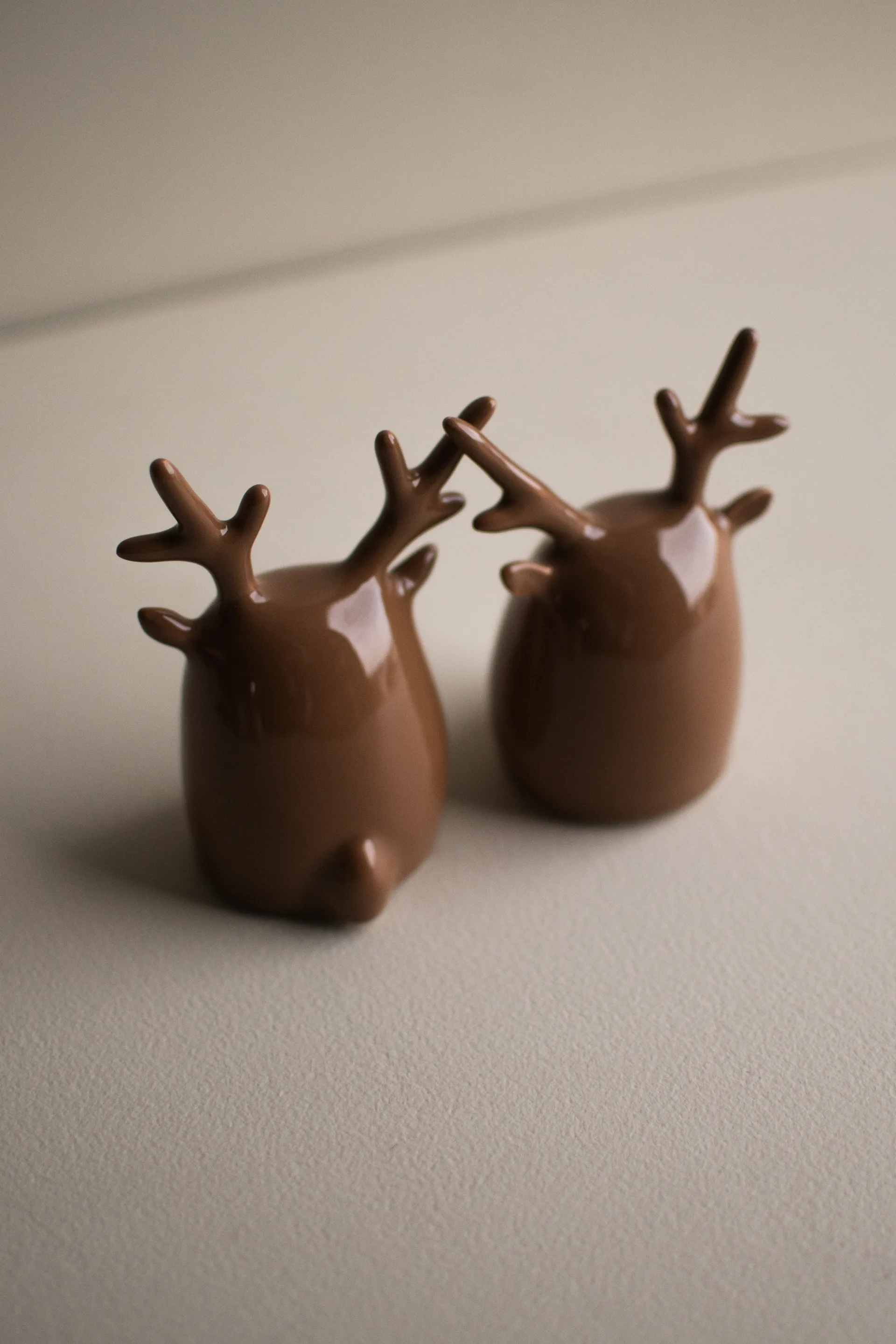 사슴 쌍둥이 장식 2개 세트, Shiny nougat DBKD | 디비케이디