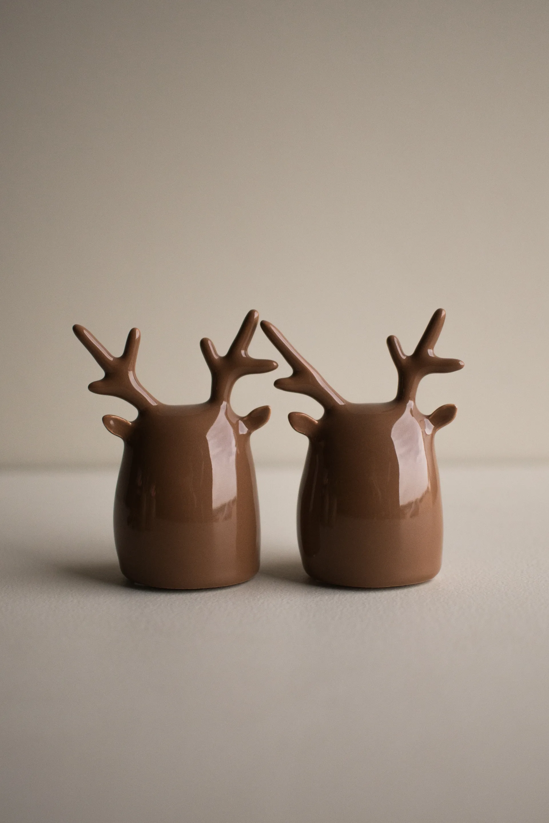 사슴 쌍둥이 장식 2개 세트, Shiny nougat DBKD | 디비케이디