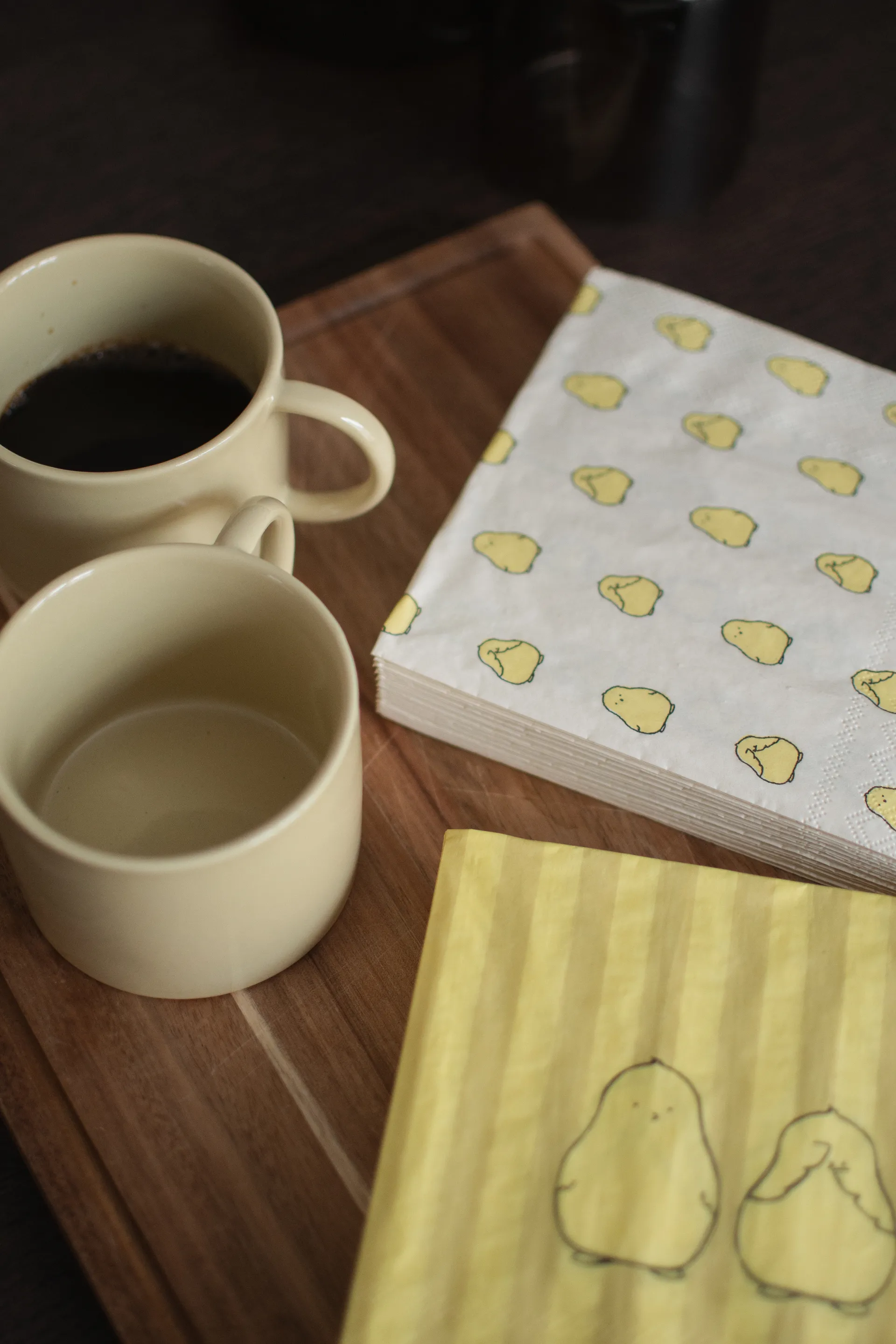 처비 치킨 페이퍼 냅킨 20개 세트, Yellow, 33x33 cm DBKD | 디비케이디