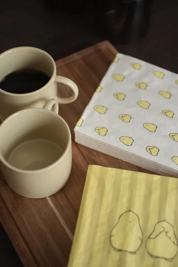 처비 치킨 페이퍼 냅킨 20개 세트 - Yellow, 33x33 cm - DBKD | 디비케이디