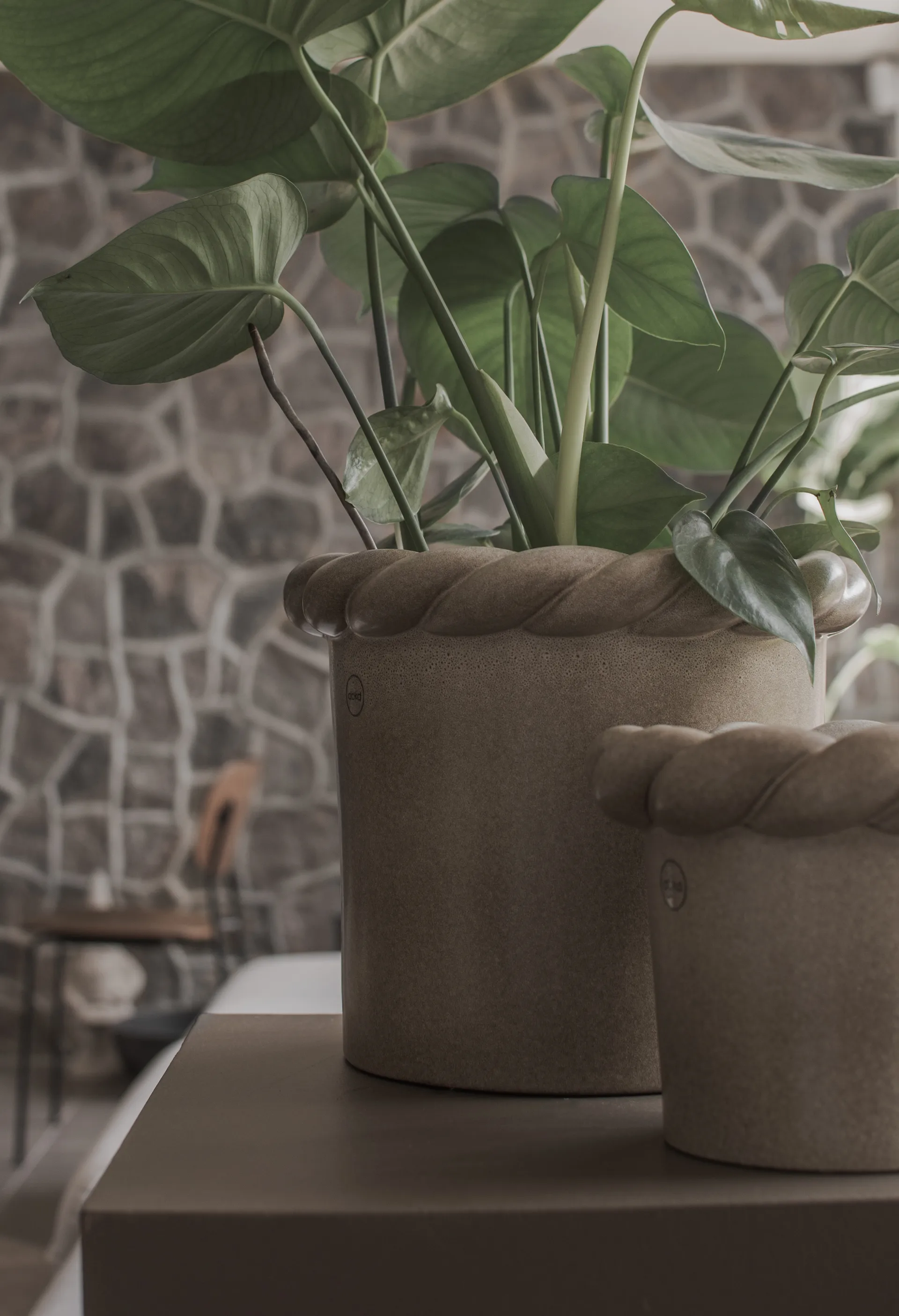 트와인 플라워 팟 22 cm, Beige DBKD | 디비케이디