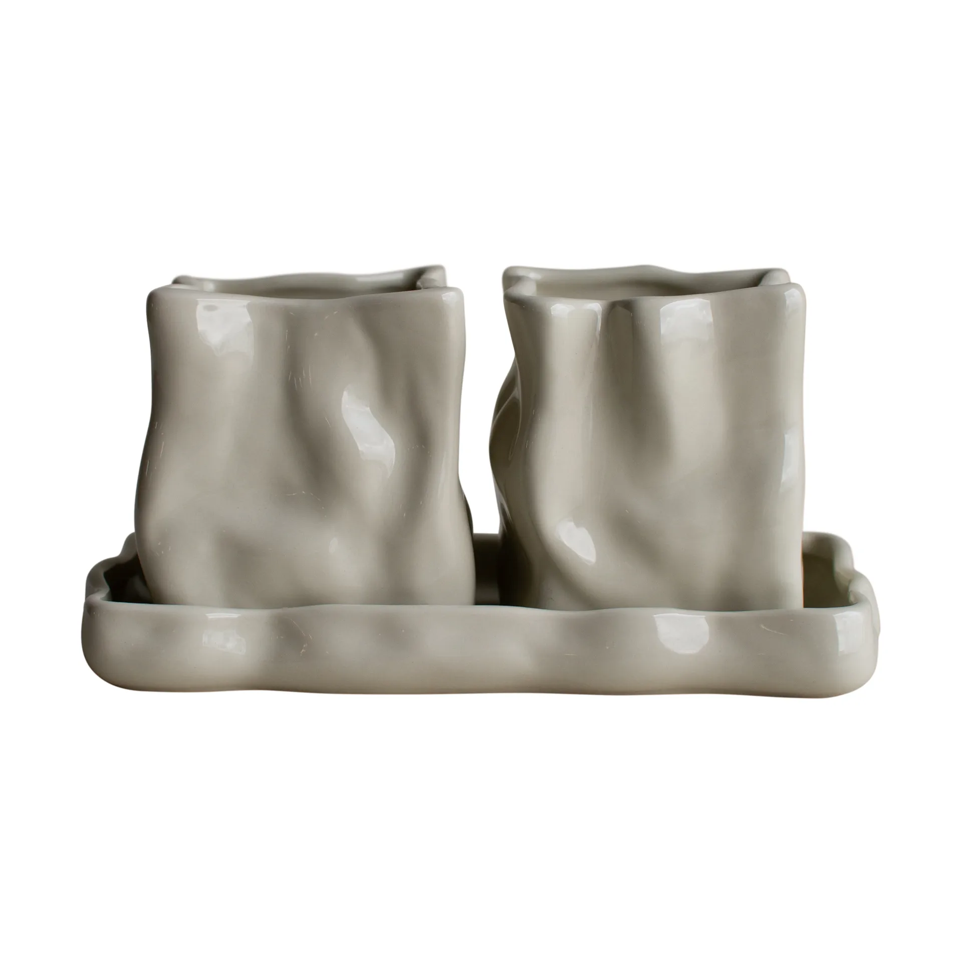 허브 화병과 트레이 3개 구성 세트, Cream DBKD | 디비케이디