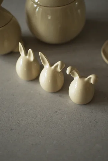 세 쌍둥이 부활절 토끼 3개 세트 - Shiny yellow - DBKD | 디비케이디