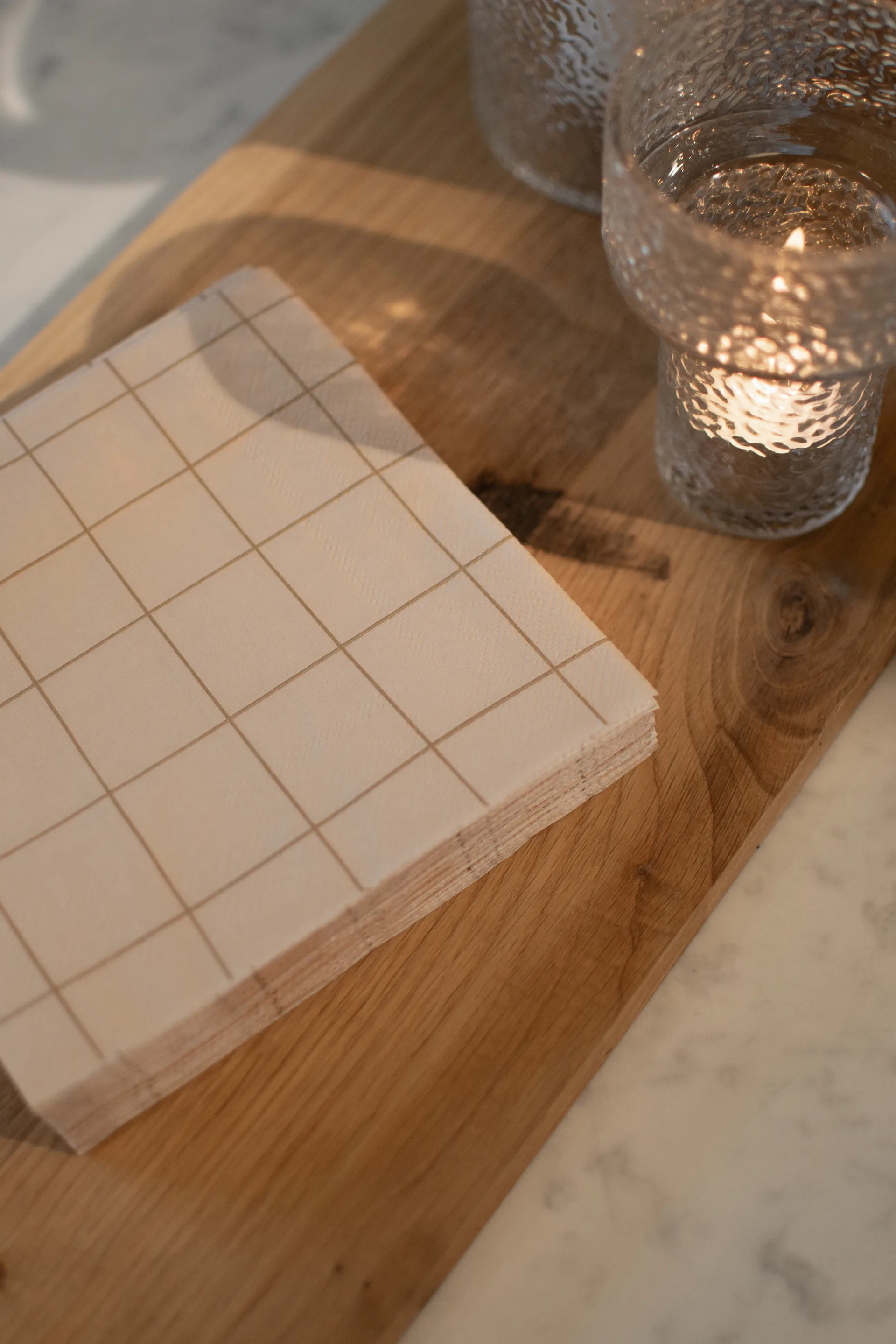 스퀘어 페이퍼 냅킨 33x33 cm 20개 세트, Cream DBKD | 디비케이디