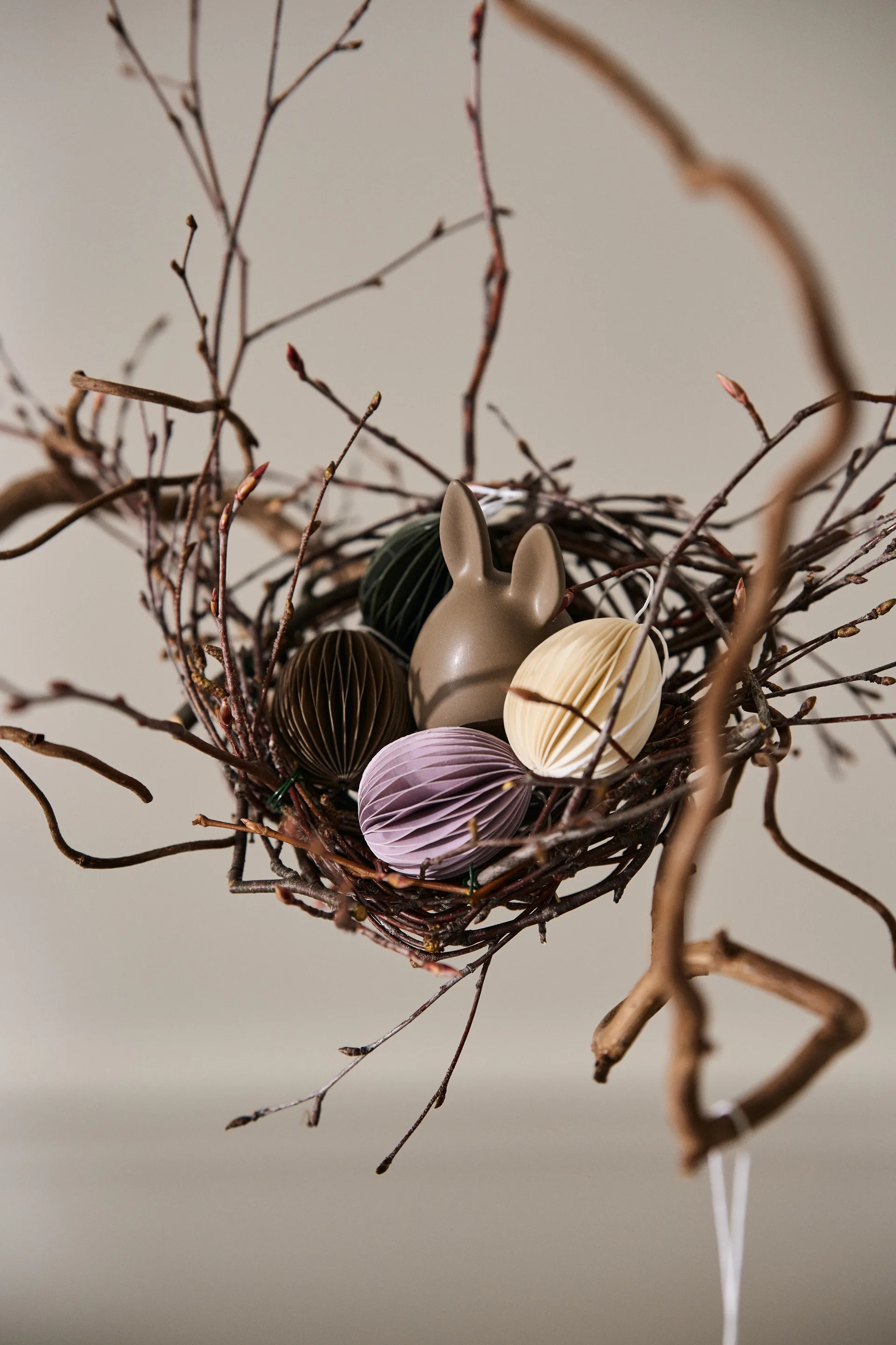 오보이드 페이퍼 이스터 데코레이션 스몰 4 cm, Sand DBKD | 디비케이디