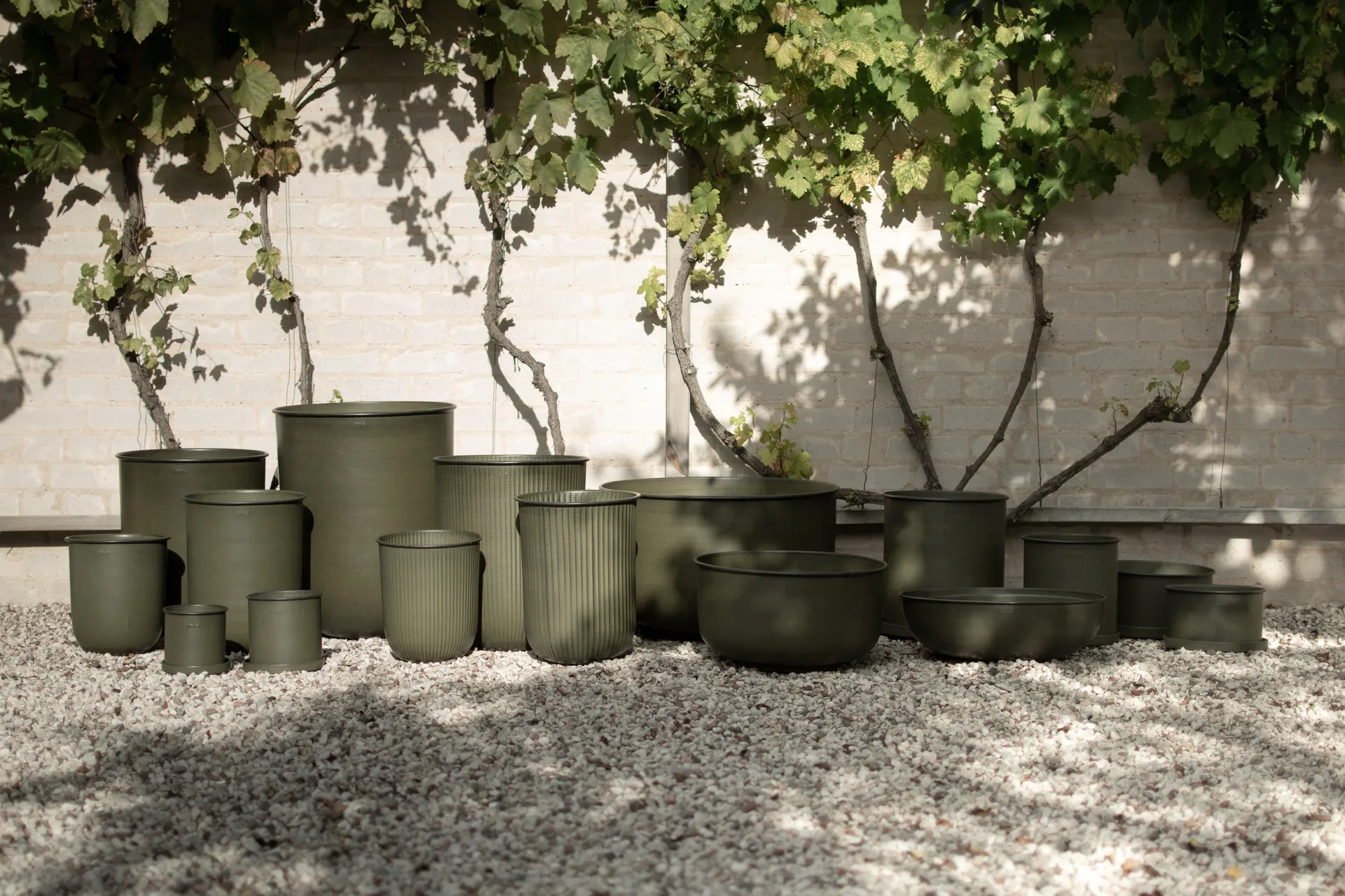 아웃 화분 4개 세트, Green DBKD | 디비케이디