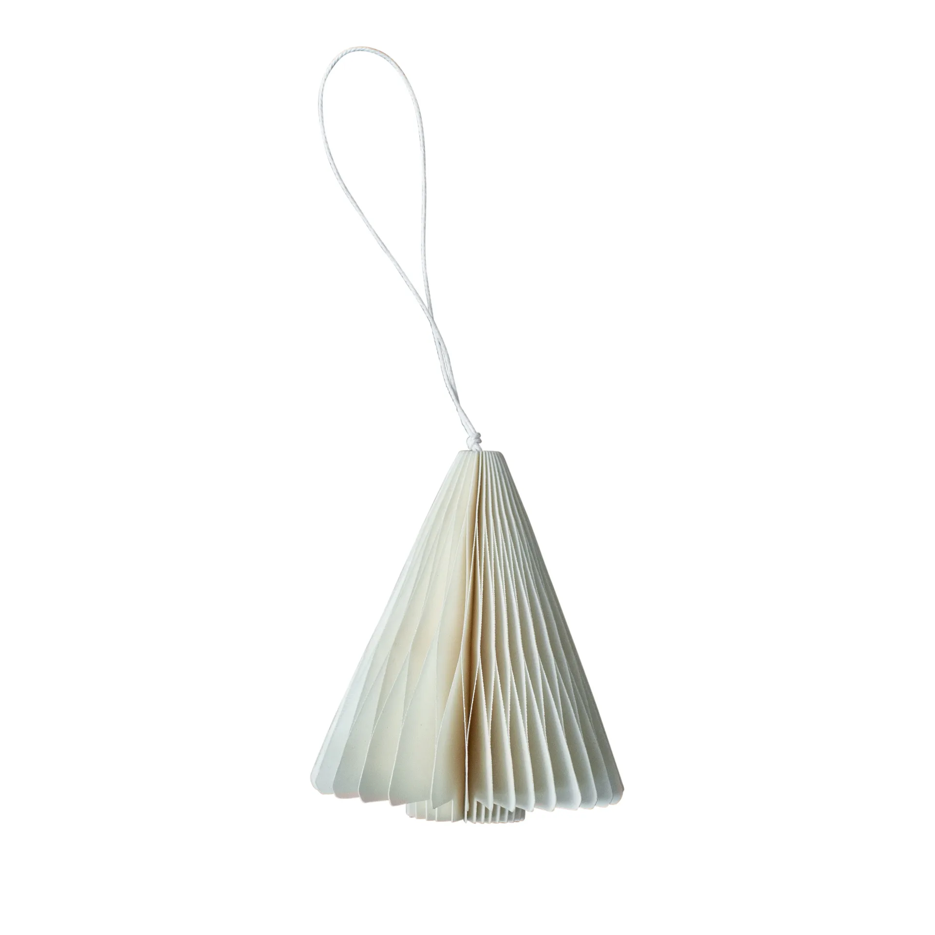 페이퍼 트리 행잉 크리스마스 장식 7 cm, White DBKD | 디비케이디