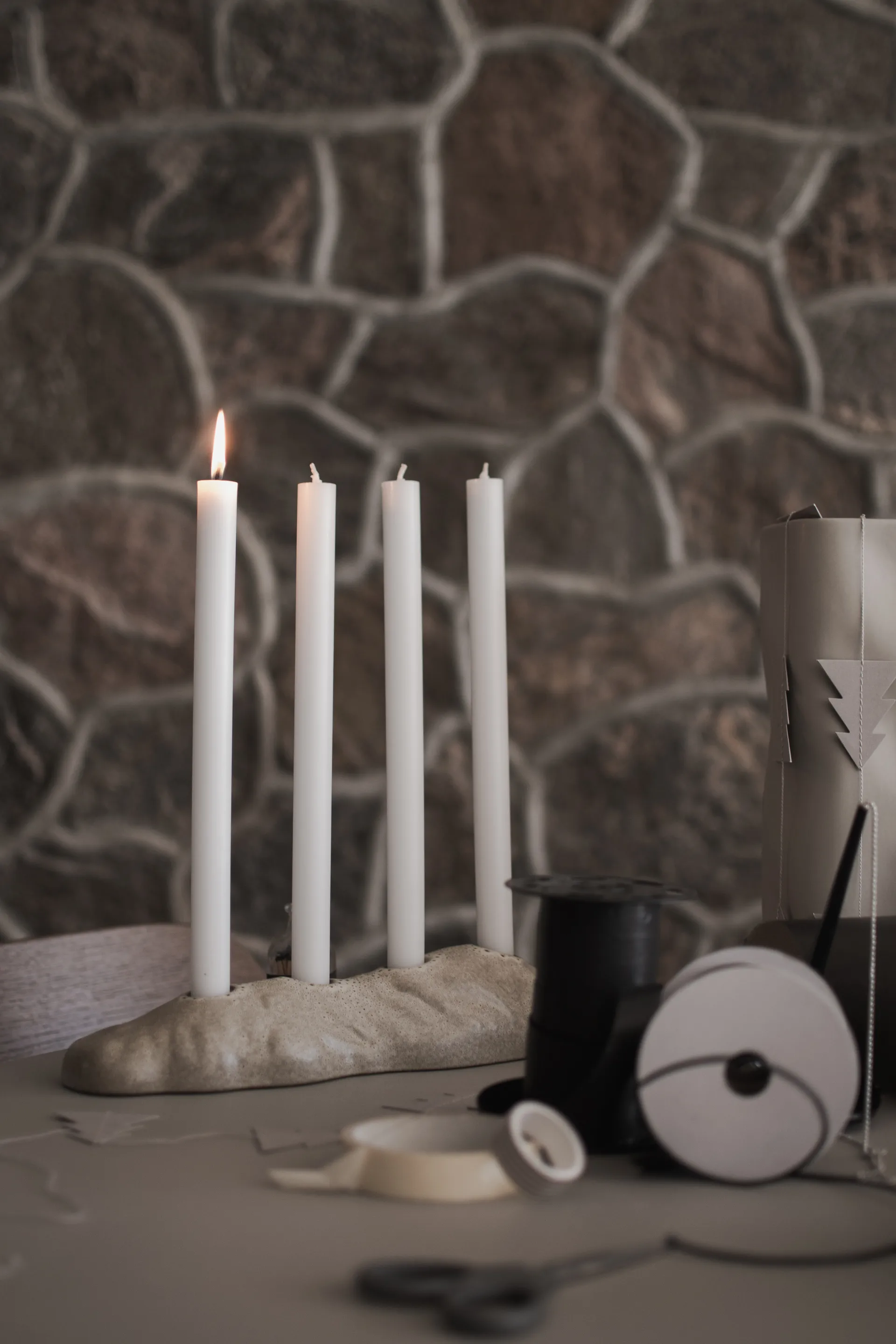 베이스 강림절 캔들홀더, Beige DBKD | 디비케이디