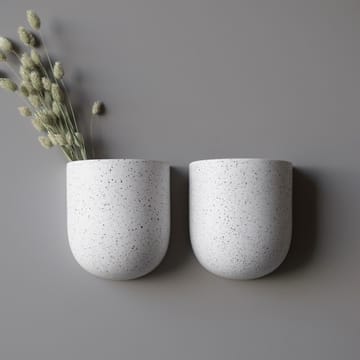 Cut 벽걸이 플라워팟 white dot - Large - DBKD | 디비케이디