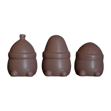 Hipster Triplets 크리스마스 데코레이션 3개 세트 - Maroon - DBKD | 디비케이디