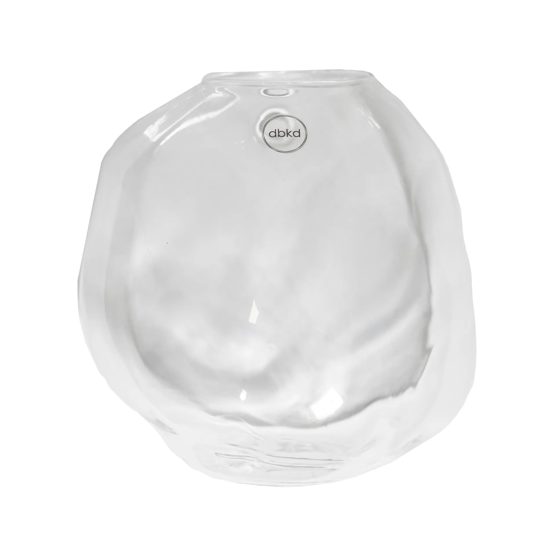 페블 벽걸이 화병 클리어, large Ø18 cm DBKD | 디비케이디