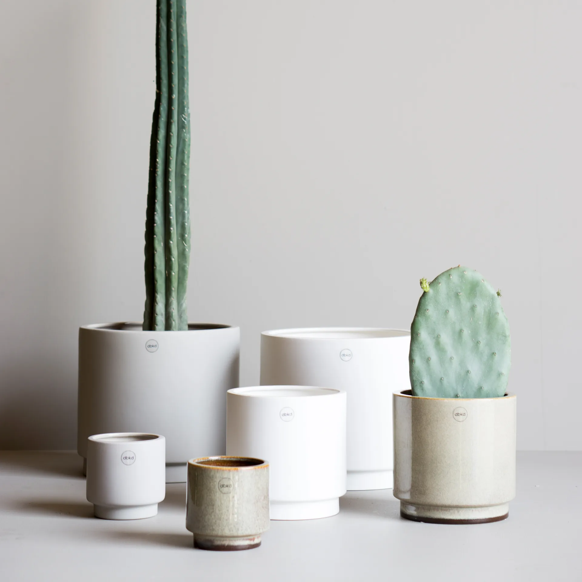 솔리드 화분 화이트, medium Ø16 cm DBKD | 디비케이디