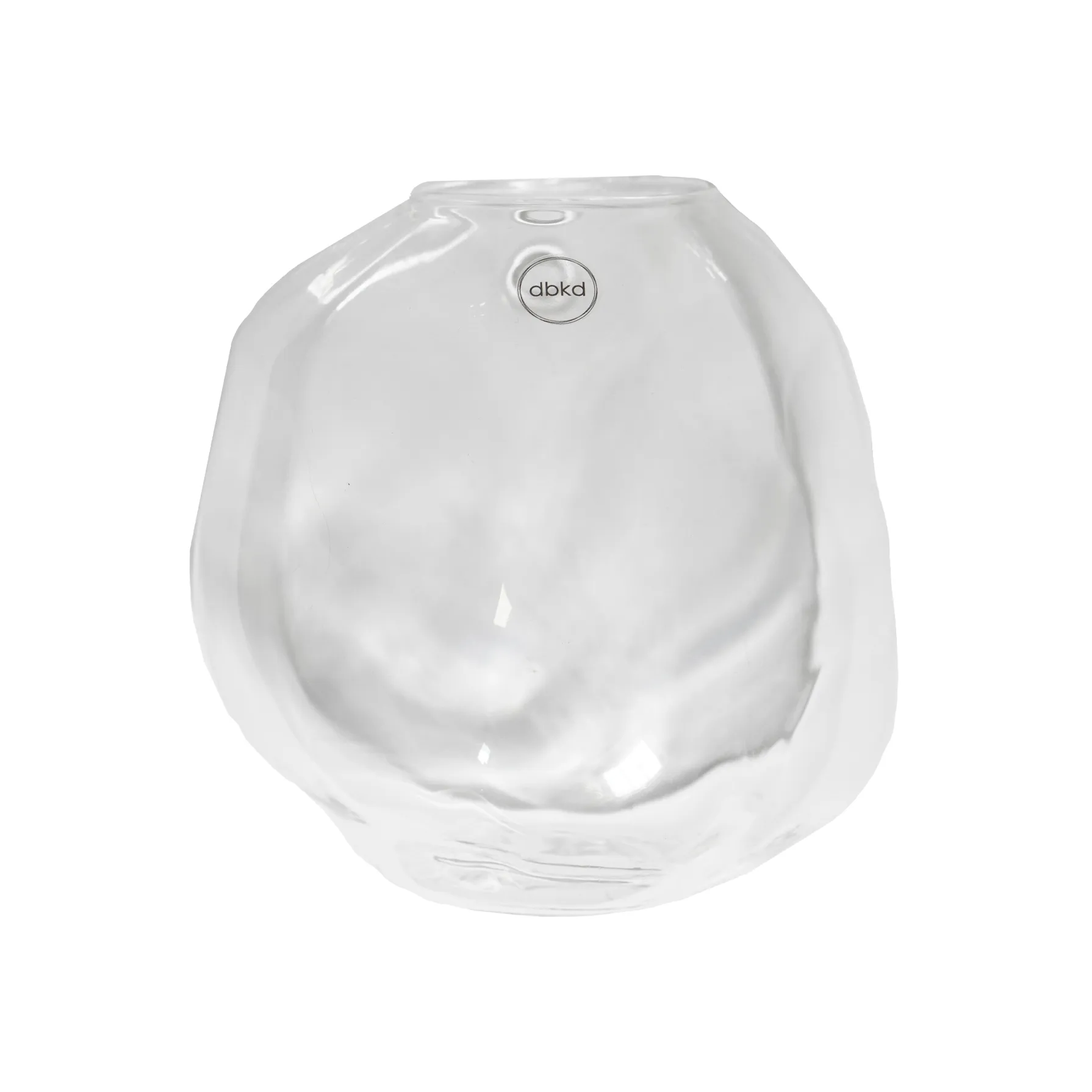 페블 벽걸이 화병 클리어, small Ø15 cm DBKD | 디비케이디