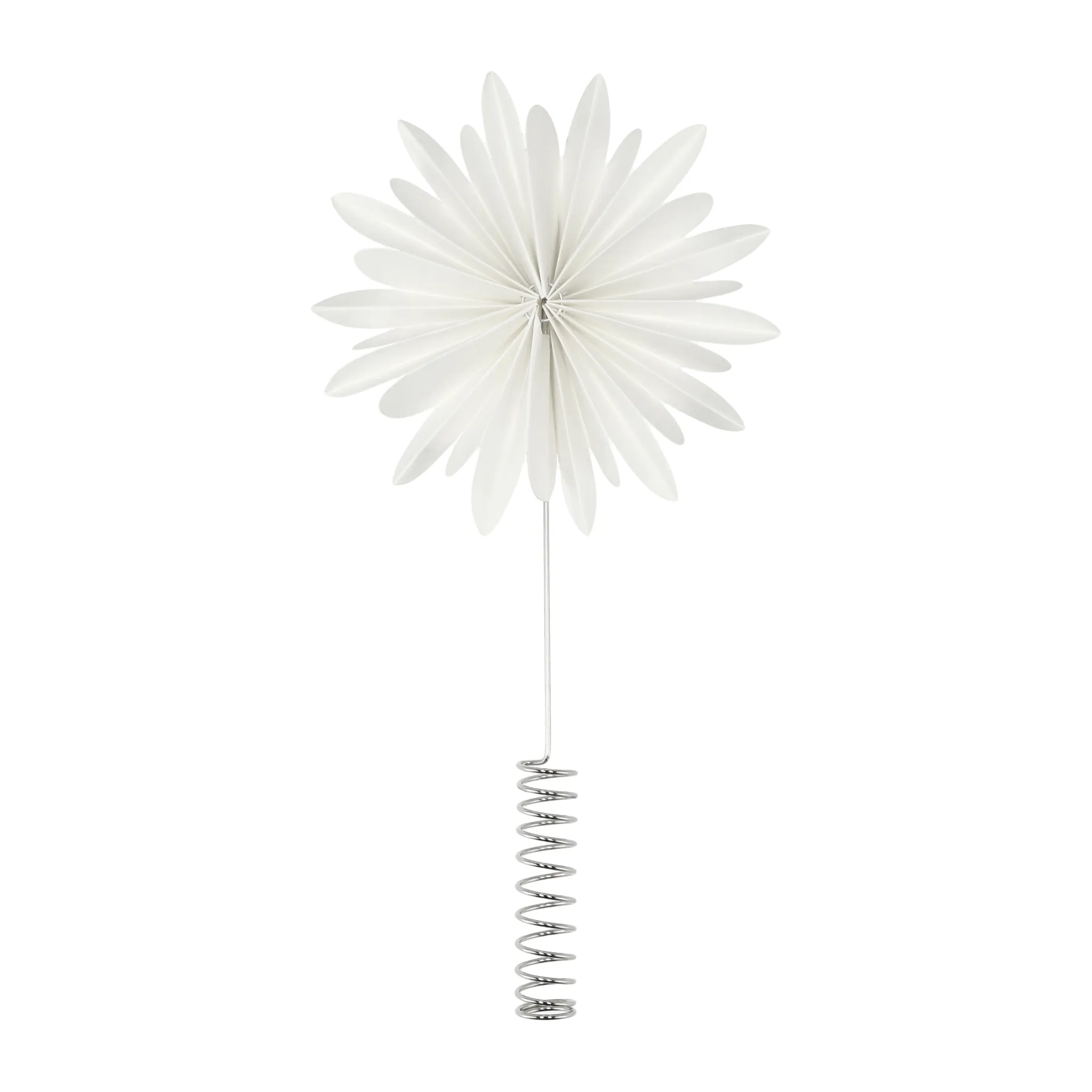 트리 토퍼 꽃 크리스마스 트리 장식품, White DBKD | 디비케이디