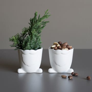 워킹 산타 플라워 팟 - white - DBKD | 디비케이디