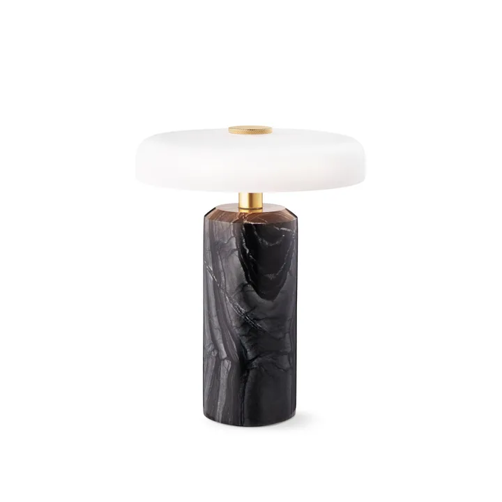 트립 대리석 테이블 조명 Ø17x21 cm - Coal matte opal - Design By Us | 디자인 바이 어스